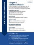 NERC Cat 2 Readiness Checklist